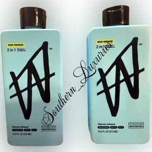 W by Jake Paul Wave Breaker 2-in-1 Shampoo & Conditioner TWO BOTTLES NEW SEALED